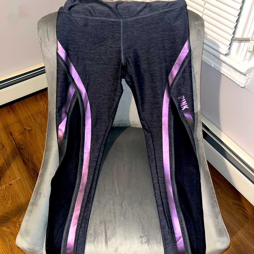 PINK VS charcoal gray active leggings